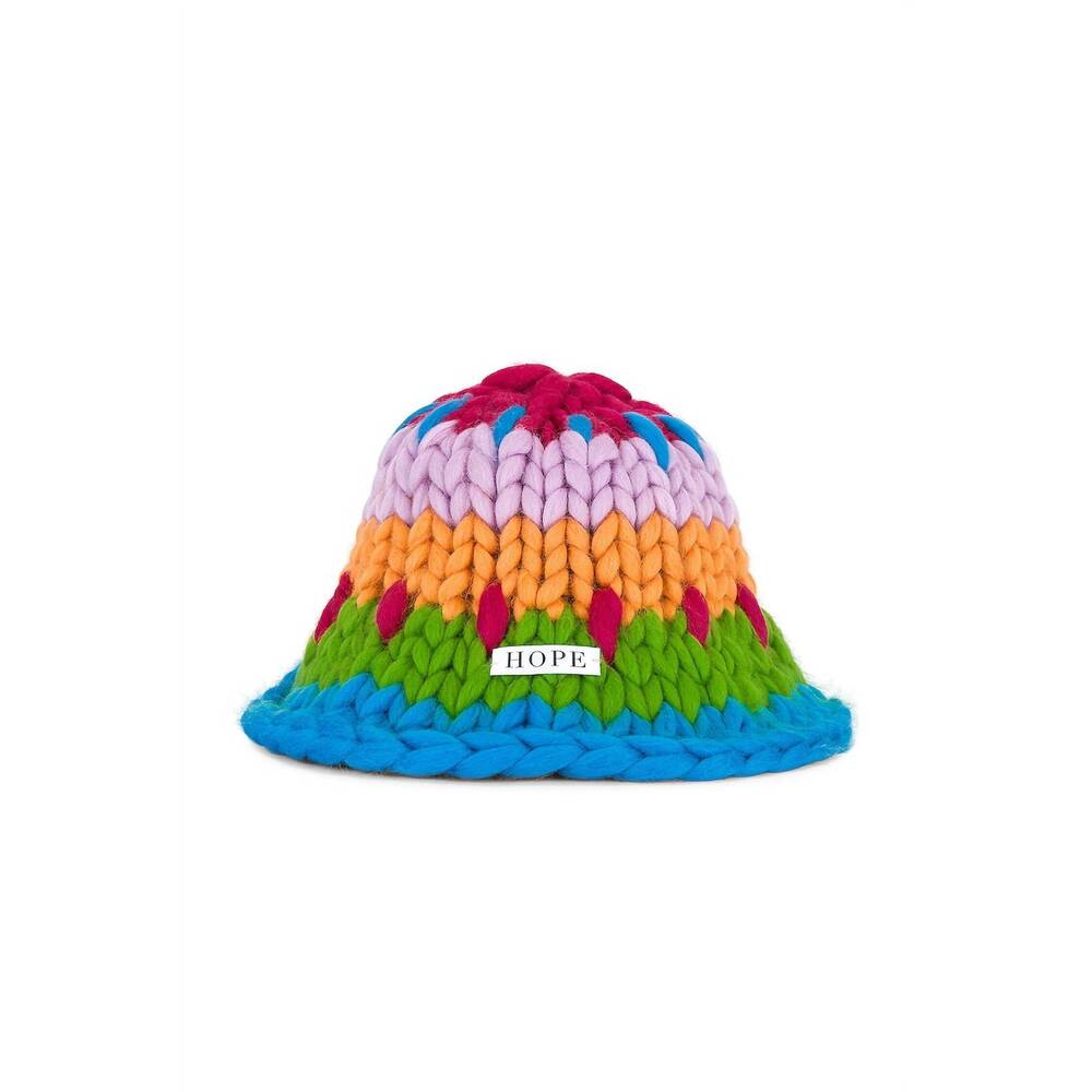 NEW HOPE MACAULAY women's mushroom colossal knit hat in multicolor